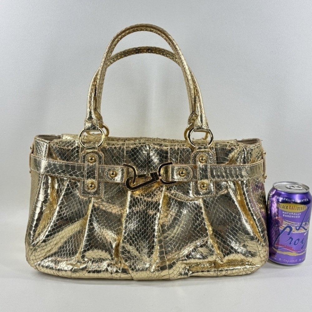 Rafe Gold Textured Shoulder Bag